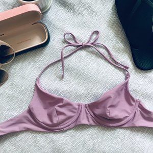 Zaful Lilac Purple Underwire Bikini Top NWOT